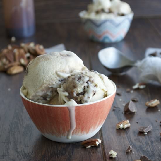 Banana Pecan Chocolate Ice Cream