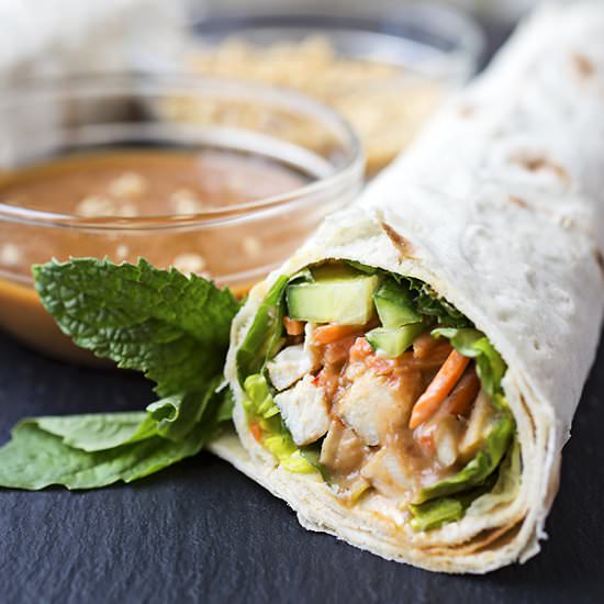 Chicken “Spring Roll” Wraps