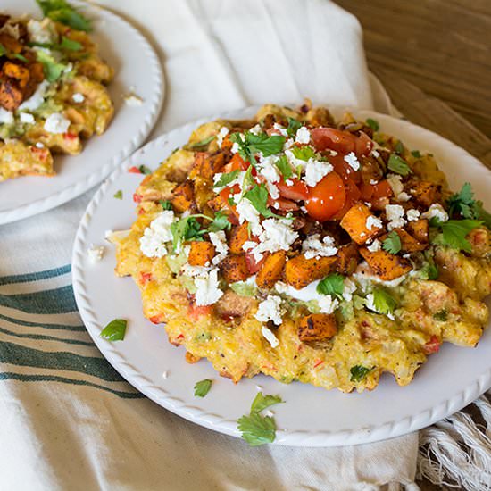 Spiced Sweet Potatoes Tostada