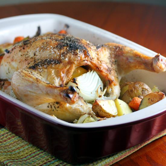 Roast Chicken and Vegetables