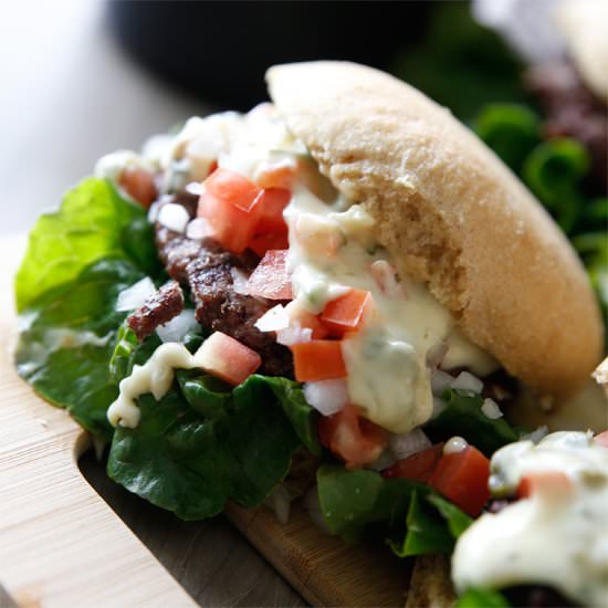 Queso Blanco Cinco de Mayo Burger