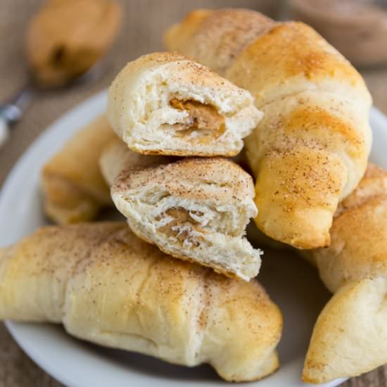 PB Snickerdoodle Crescent Rolls