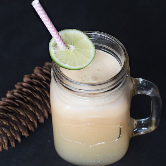 Cantaloupe and mint juice