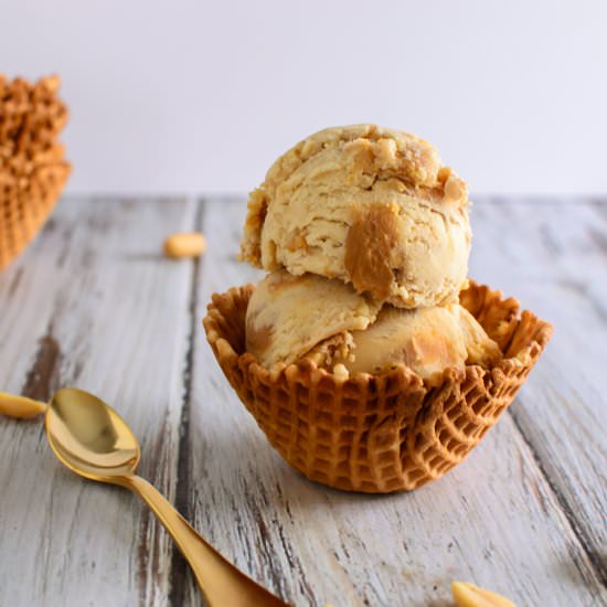 Peanut Butter Swirl Ice Cream