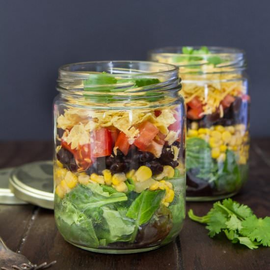 Mexican Salad in a Jar