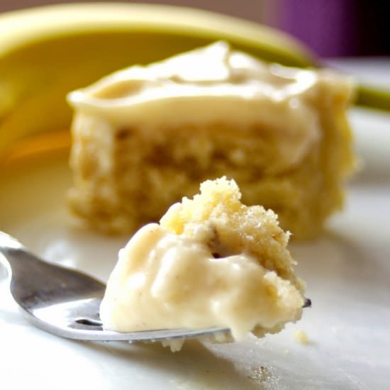 Banana Cake Bars