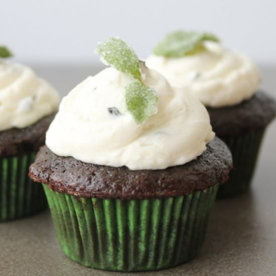 Chocolate Mint Cupcakes