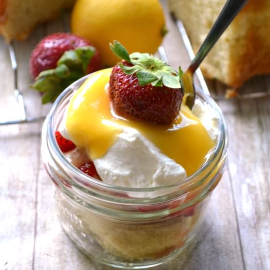 Lemon Ginger Strawberry Shortcake