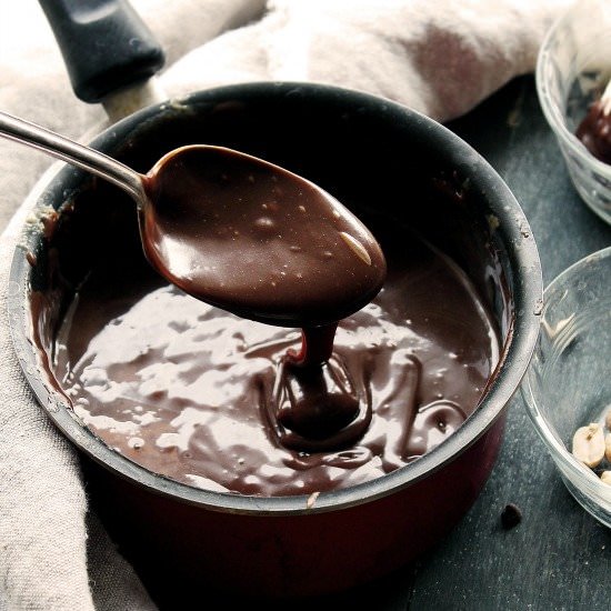 Chocolate-Peanut Butter Fudge Sauce