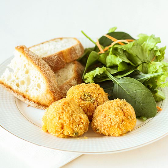 Roasted tomato arancini