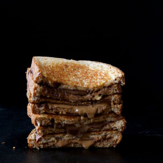 Grilled Almond Butter Sandwich