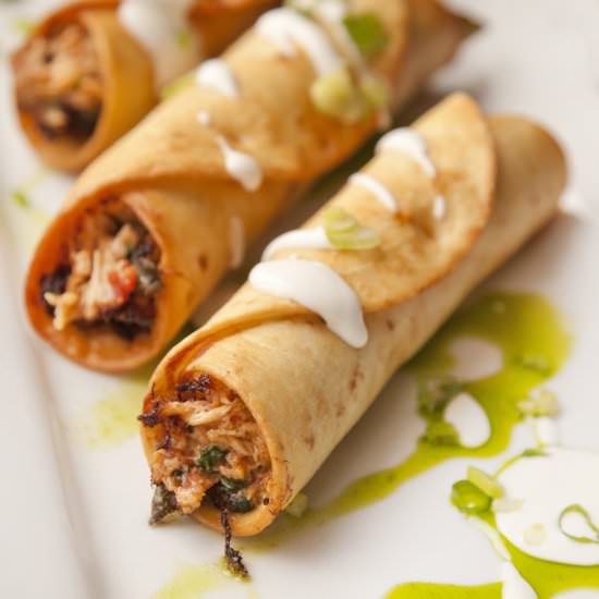 Chicken, Spinach & Cheese Falutas