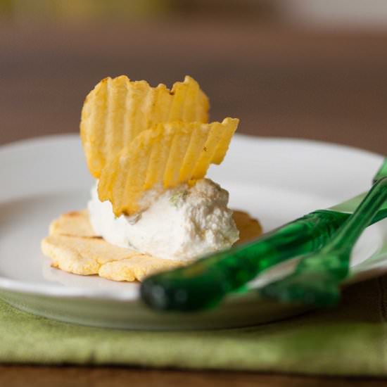 Bread with cheese and asparagus