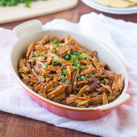 Slow Cooker Honey Pulled Pork