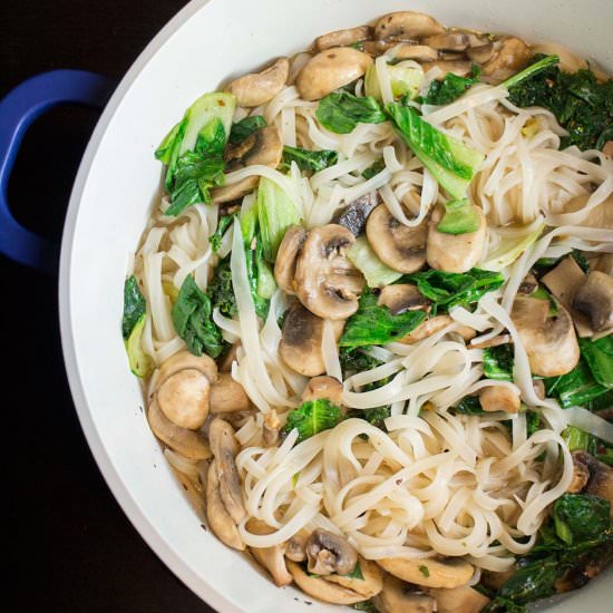 Oriental Spicy Bok Choy Noodles