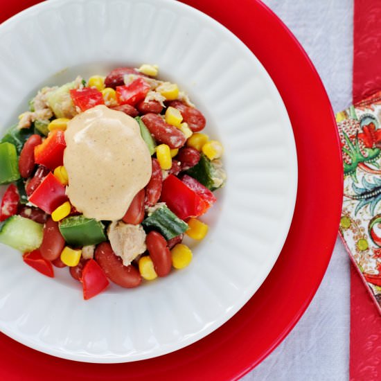 German Tex-Mex-from-the-Ex Salad