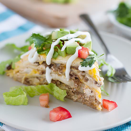 Taco Tortilla Stack