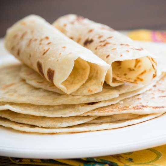 Homemade Flour Tortillas