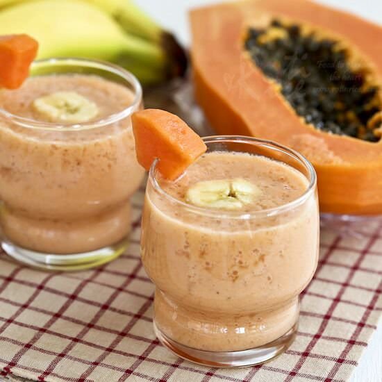 Papaya Banana Smoothie