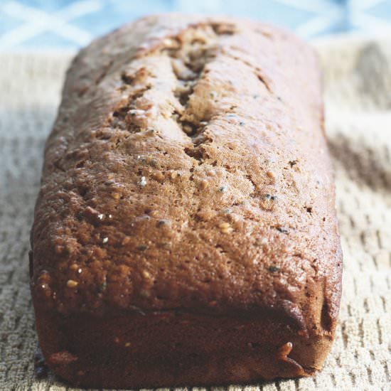 Brown Butter, Sesame Banana Bread