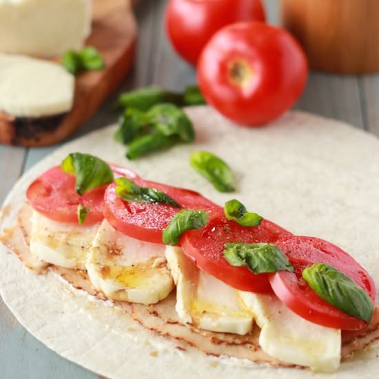 Chicken Caprese Wraps