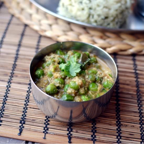 Green Peas Curry