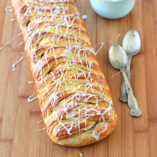 Strawberry Cheesecake Danish Braid