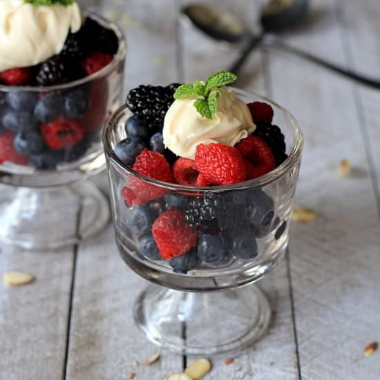 Mixed Berries with Mascarpone