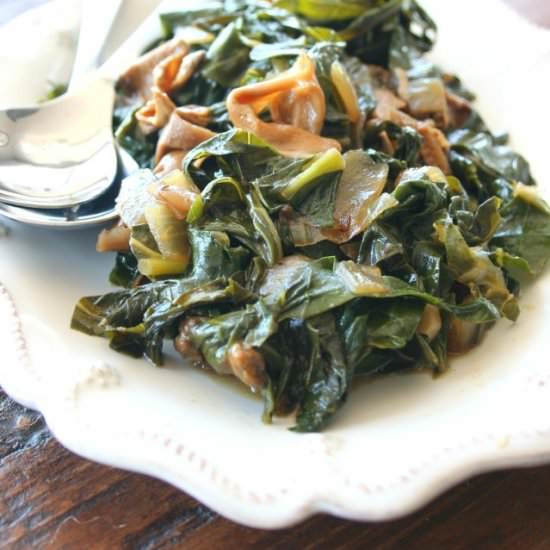 Braised Collard Greens – Vegan