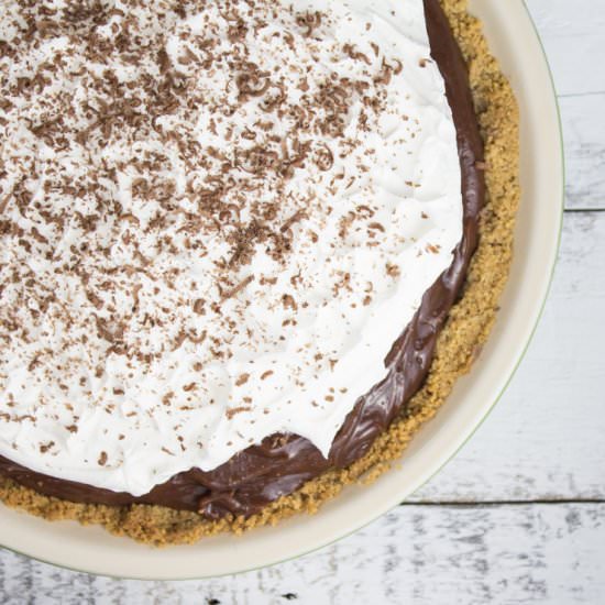 Whipped Chocolate Cream Pie