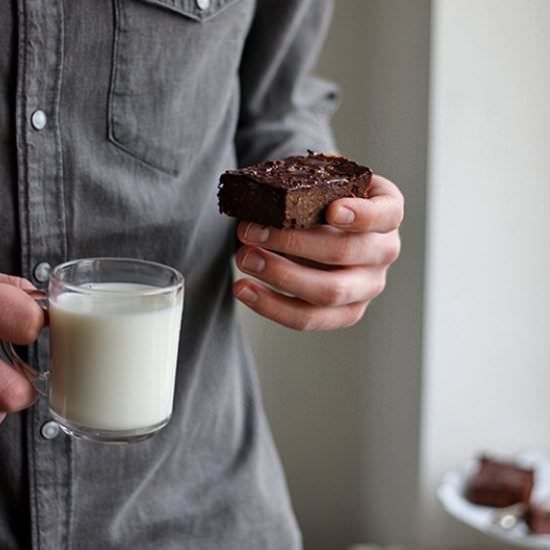Brownie with millet groats