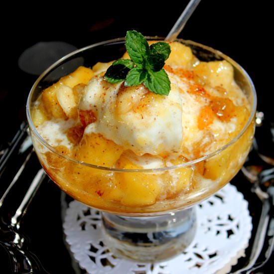 Banana Rum Sundaes