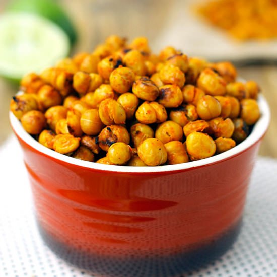 Crispy Sriracha Lime Chickpeas