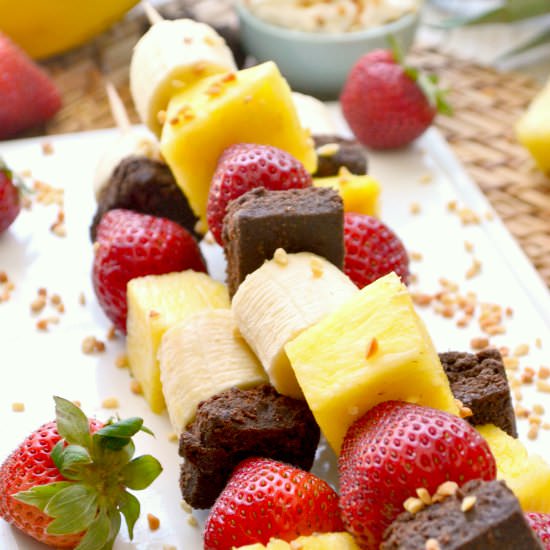 Banana Split Kabobs