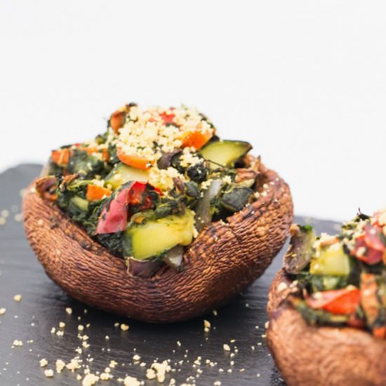 Veggie Stuffed Portobello