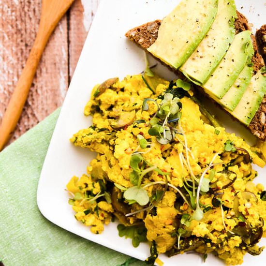 Springtime Tofu Scramble
