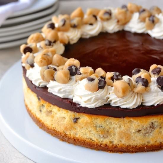 Choc Chip Cookie Dough Cheesecake