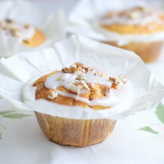 Pumpkin Plum Muffins