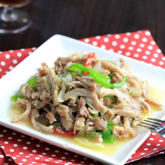 Ginger Stir-fired Pig Stomach