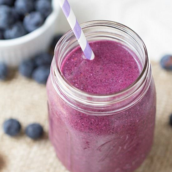 Berry and Toasted Coconut Smoothie