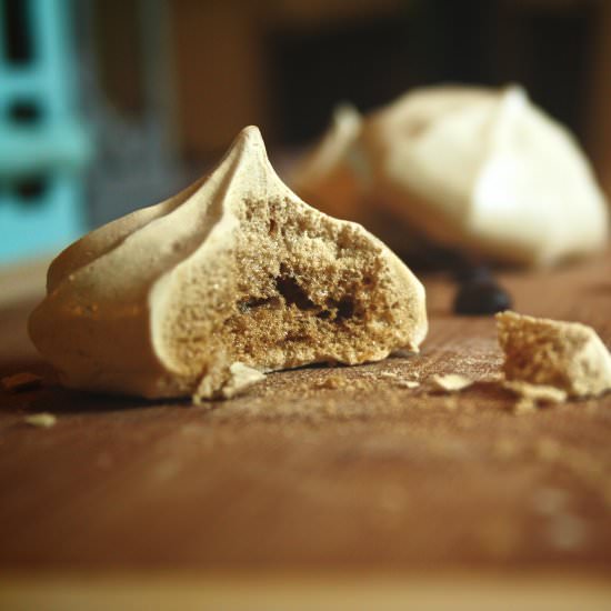 Cappuccino Meringue Cookies