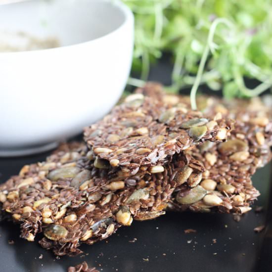 Easy Three Grain Crackers