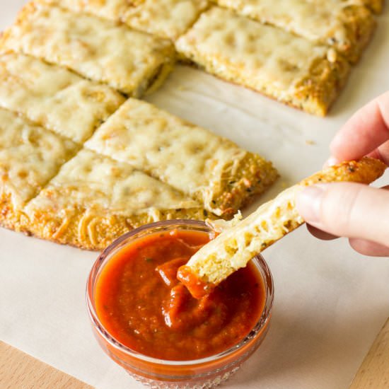 Quinoa Crust for Pizza-Garlic Bread