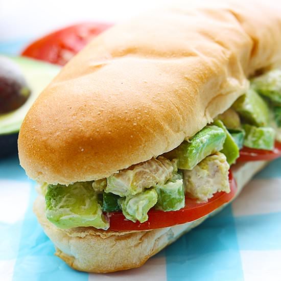 Skinny Chicken Avocado Salad