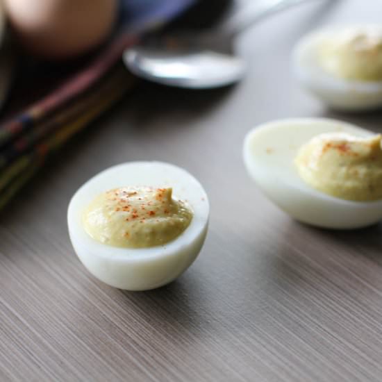 Super Skinny Deviled Eggs