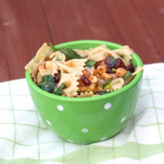 Teriyaki Spinach Pasta Salad