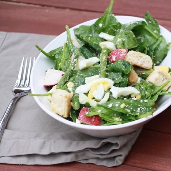 Spring Panzanella Salad