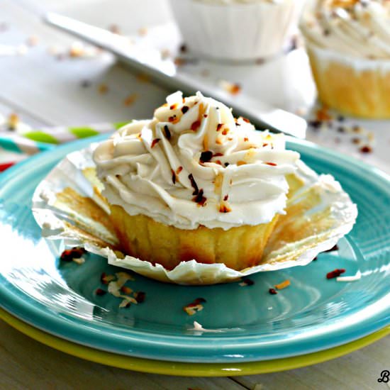 Tres Leches Pina Colada Cupcakes