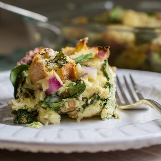 Spinach + Herb Breakfast Casserole