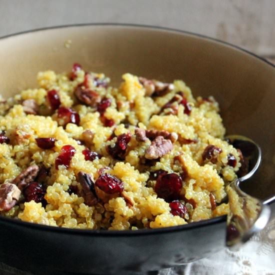 Cranberry Pecan Quinoa Salad